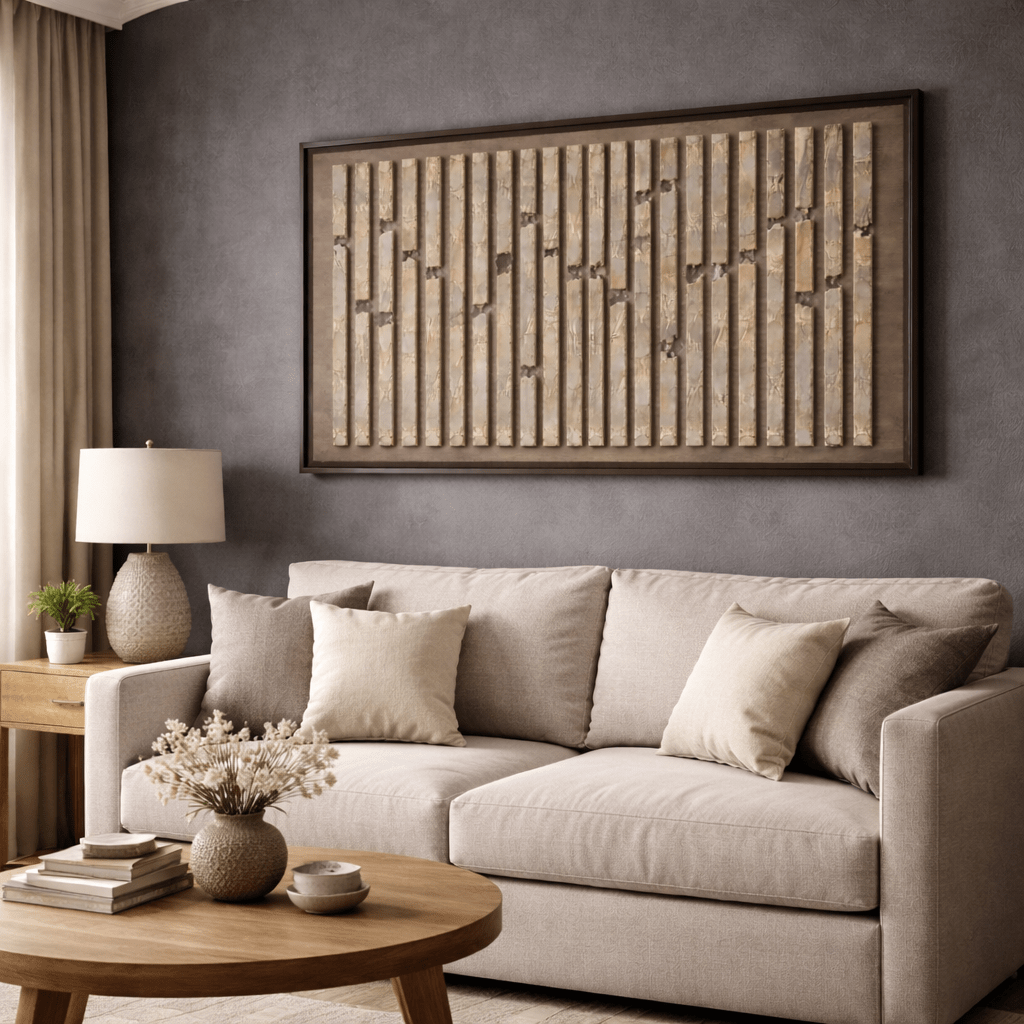 Modern Textured Wabi Sabi - Framed Japanese Wall Art Print - YesArtYes