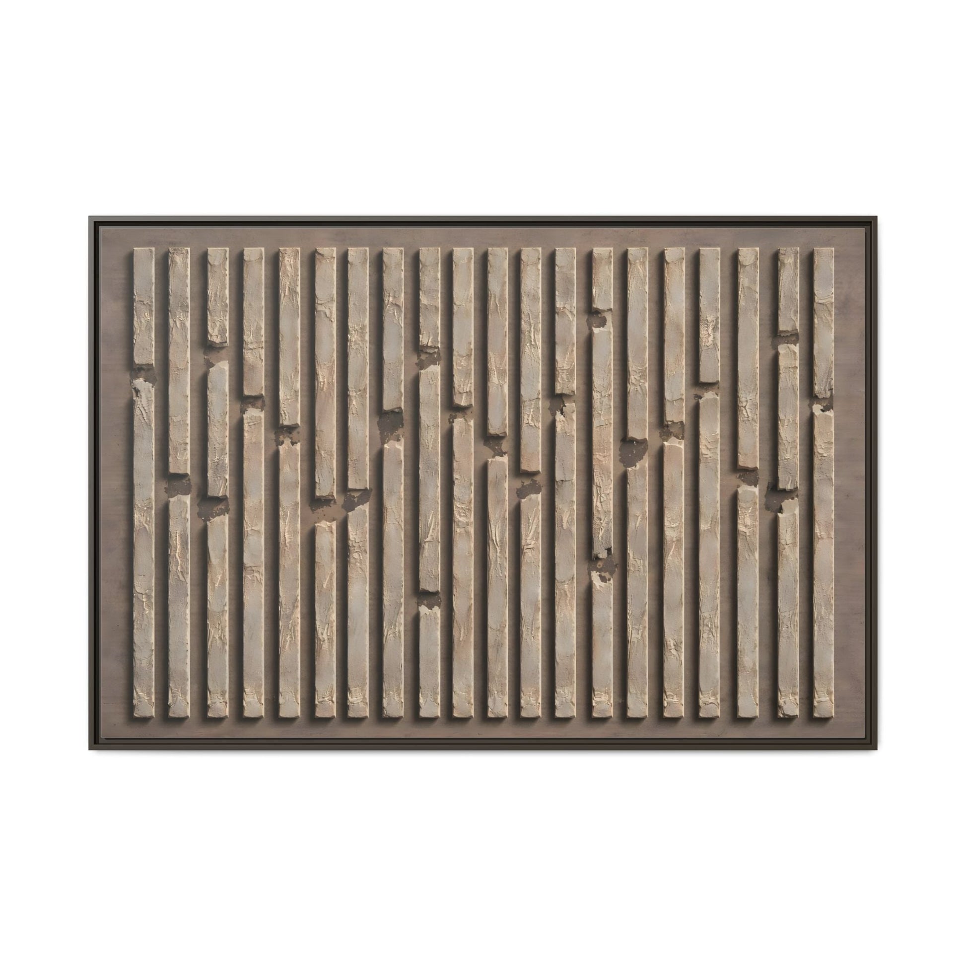 Modern Textured Wabi Sabi - Framed Japanese Wall Art Print - YesArtYes