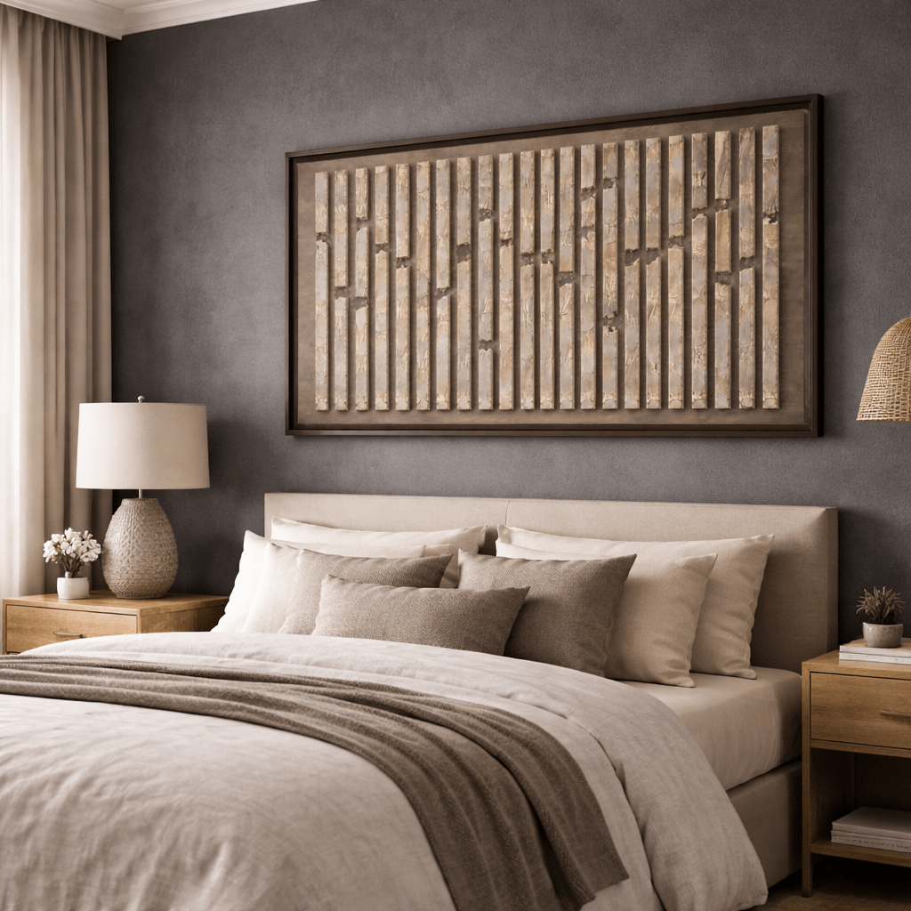 Modern Textured Wabi Sabi - Framed Japanese Wall Art Print - YesArtYes