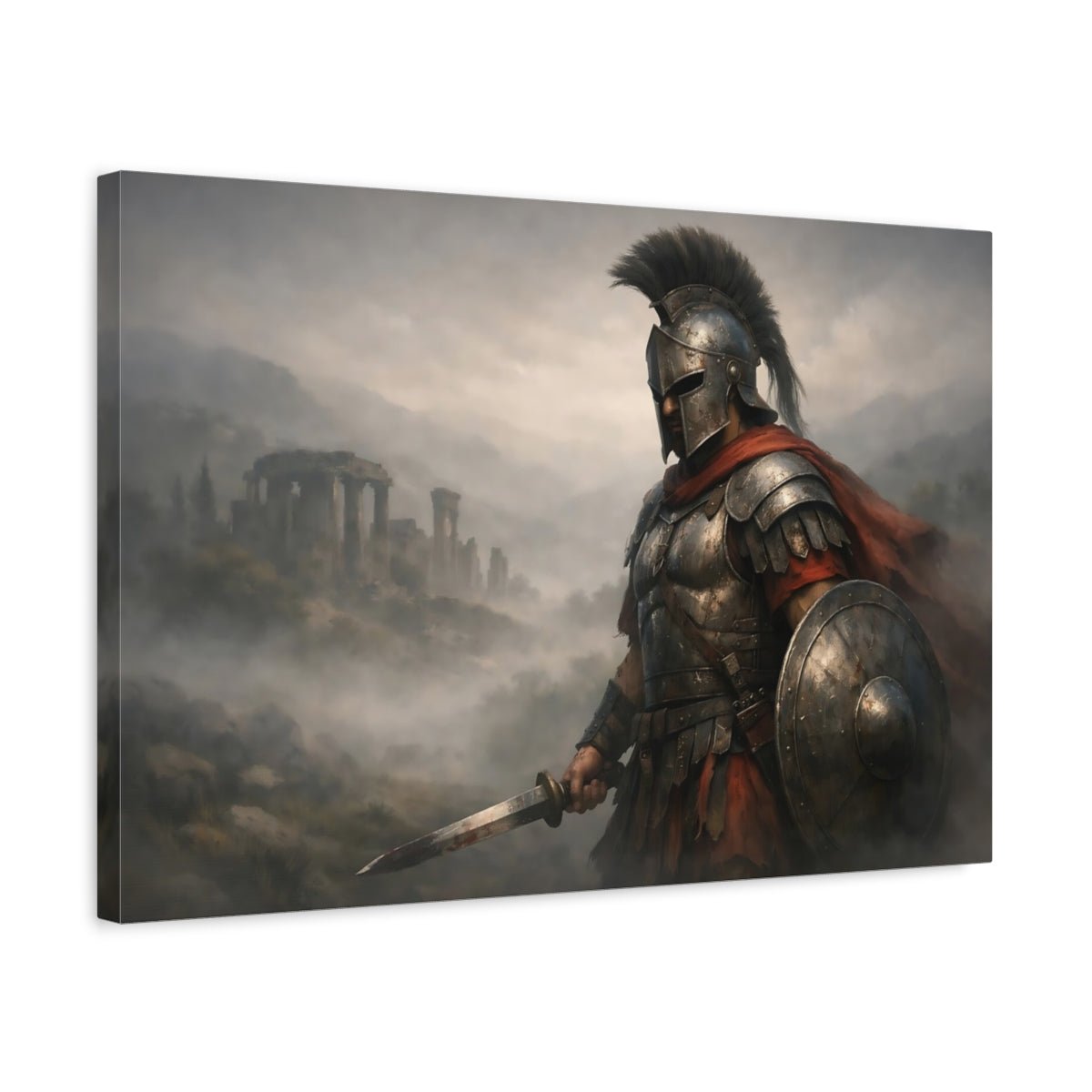 Movies Ancient Warrior Scene - Canvas Wall Art Print - YesArtYes