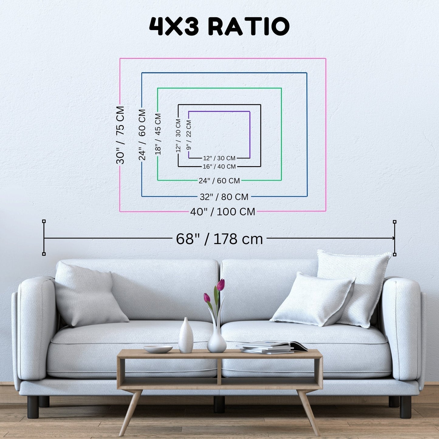 Murnau Geometric Canvas Print - Abstract Kandinsky Bavarian Geometric Wall Art - YesArtYes