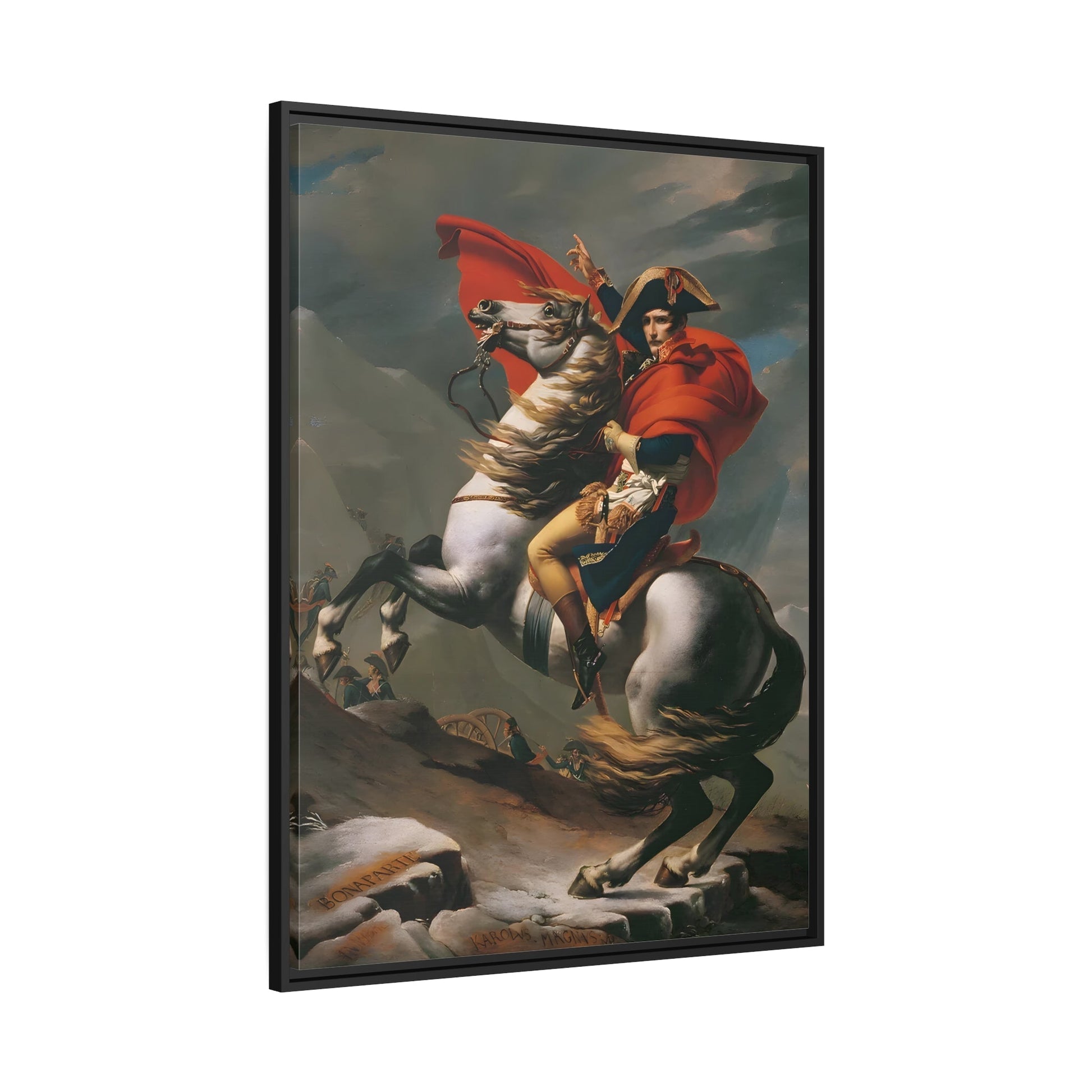 Napoleon Crossing Alps Canvas Prints - Jacques Louis David Wall Art