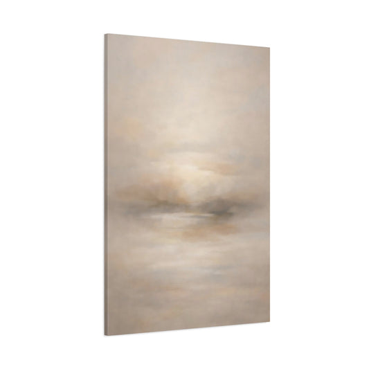Main Mockup. Nature Abstract Landscape Neutral Abstract shown as stretched canvas wall art
