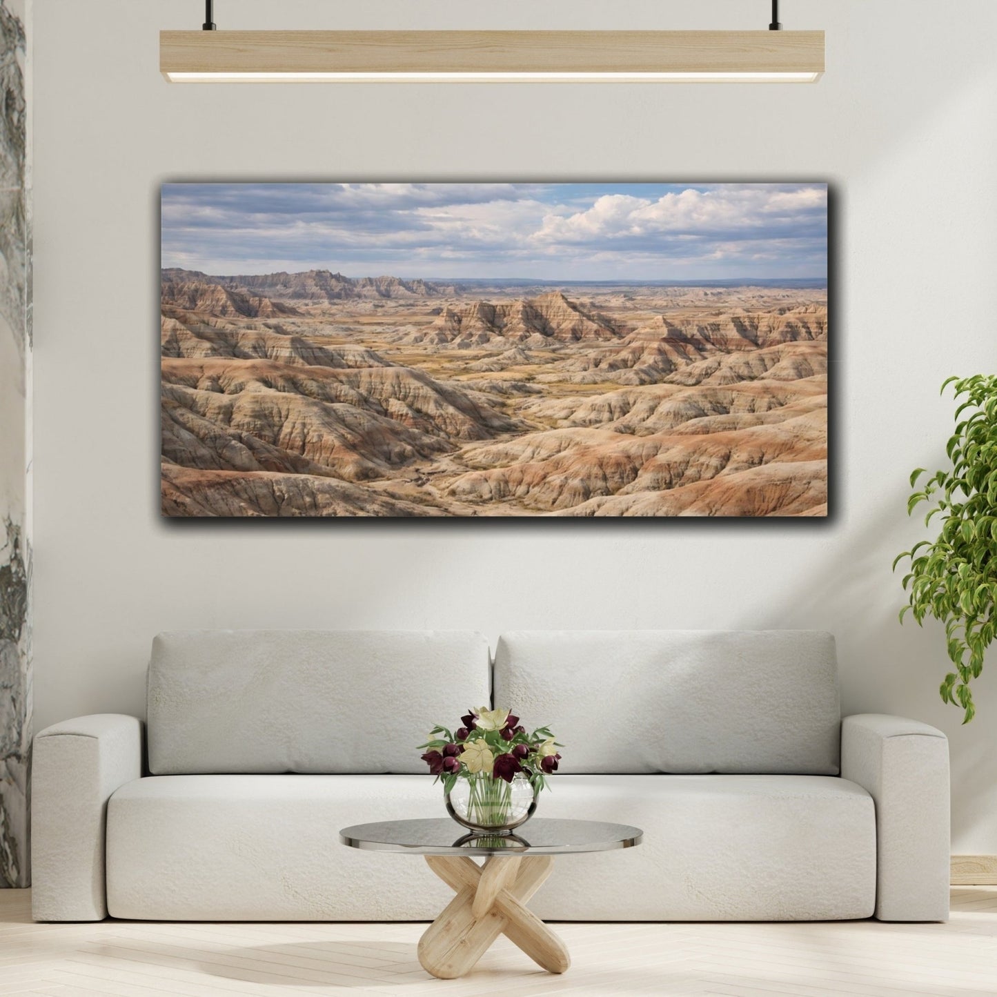Nature Badlands Landscape - Canvas Wall Art Print - YesArtYes