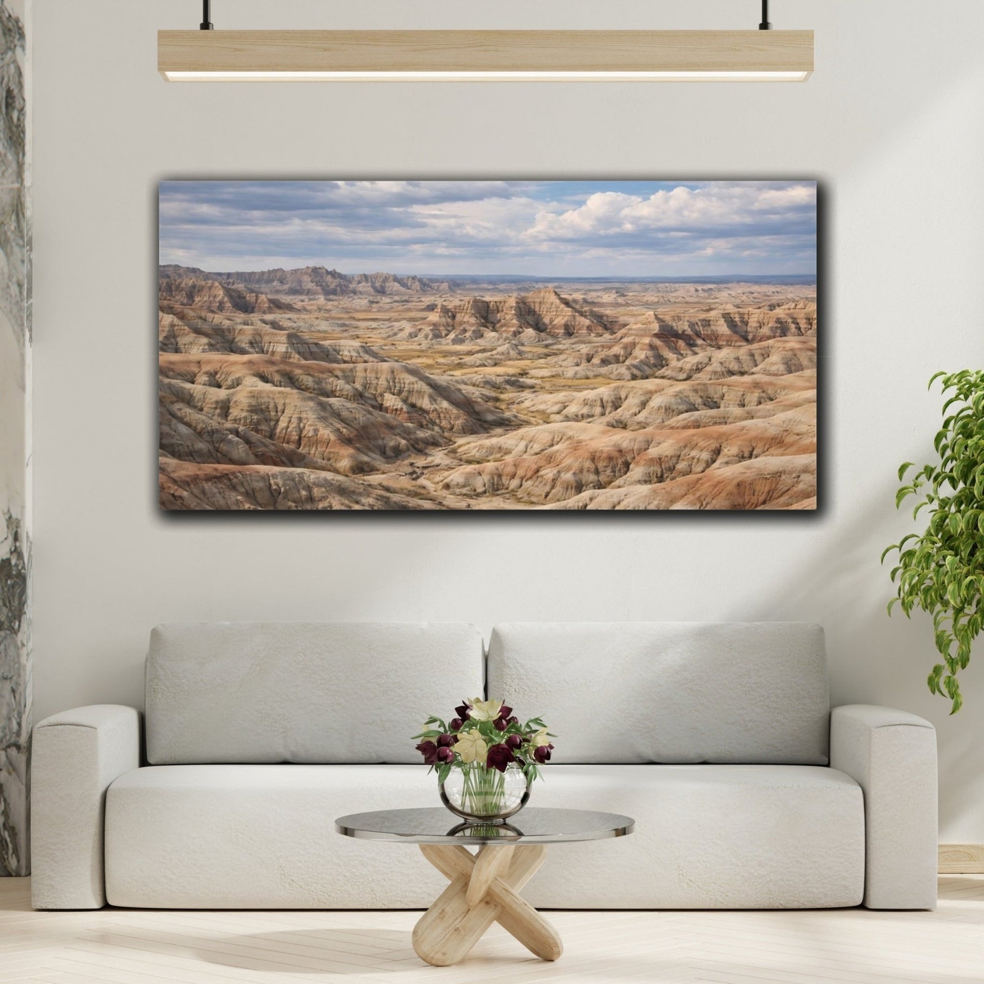 Nature Badlands Landscape - Canvas Wall Art Print - YesArtYes