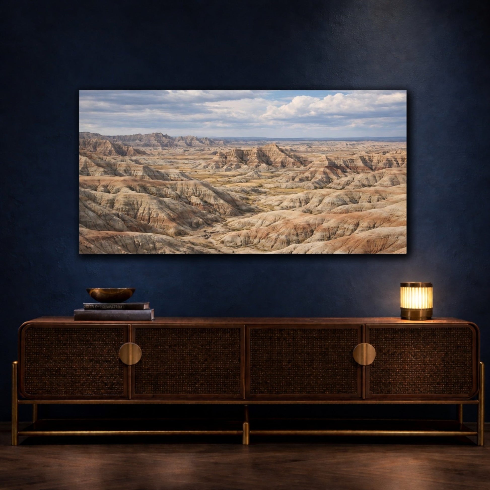 Nature Badlands Landscape - Canvas Wall Art Print - YesArtYes