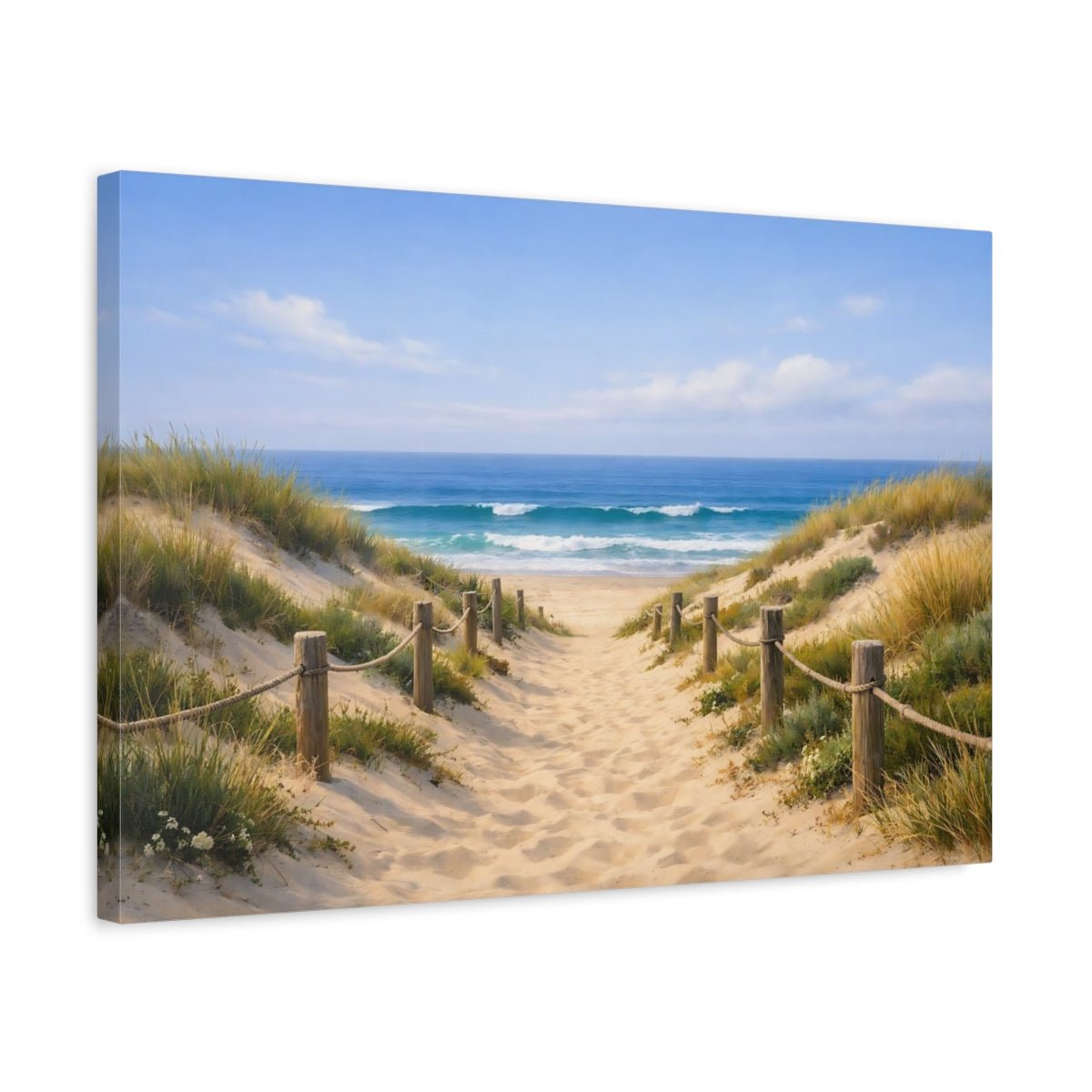 Nature Beach Path - Canvas Wall Art Print - YesArtYes