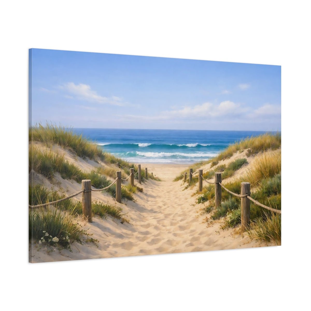 Nature Beach Path - Canvas Wall Art Print - YesArtYes