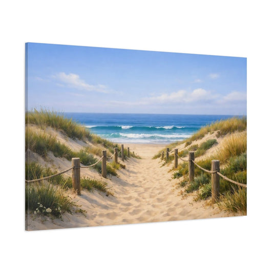 Nature Beach Path - Canvas Wall Art Print - YesArtYes