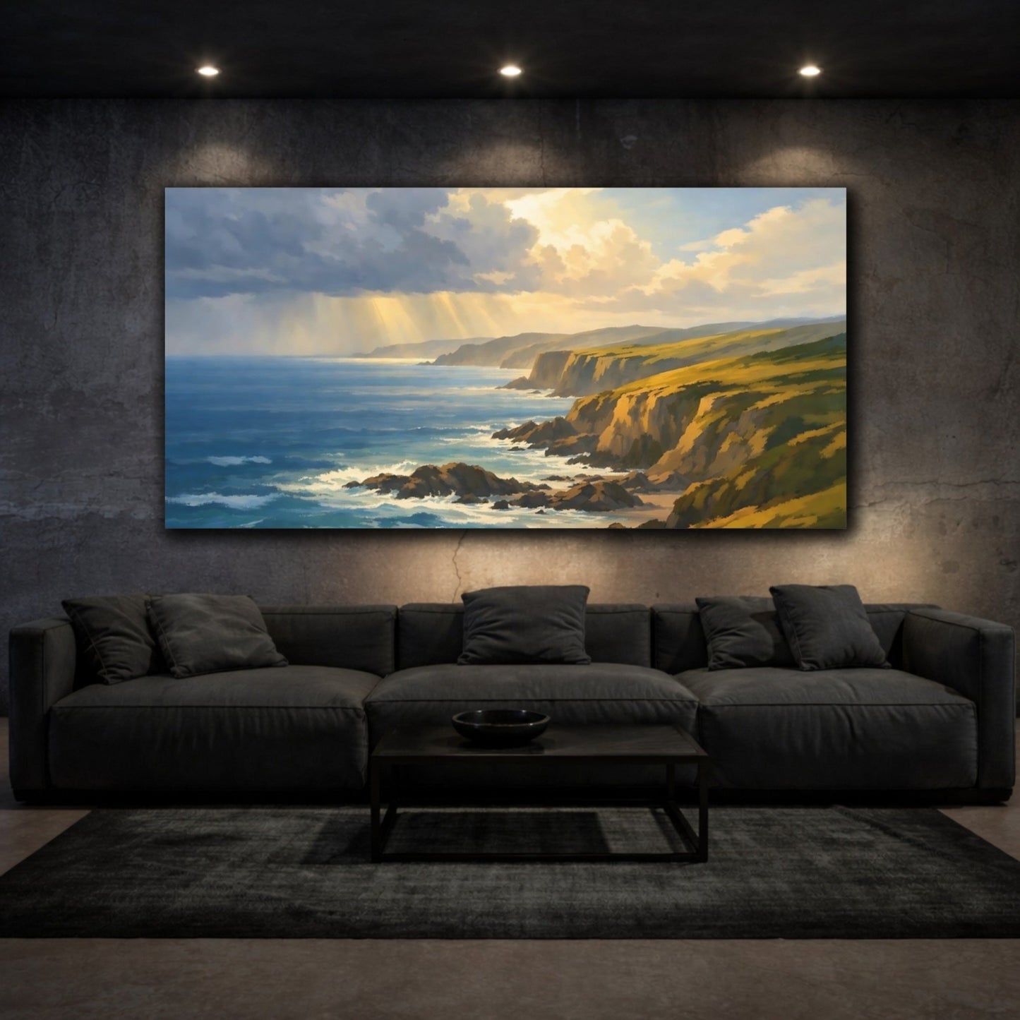 Nature Coastal Landscape - Canvas Wall Art Print - YesArtYes