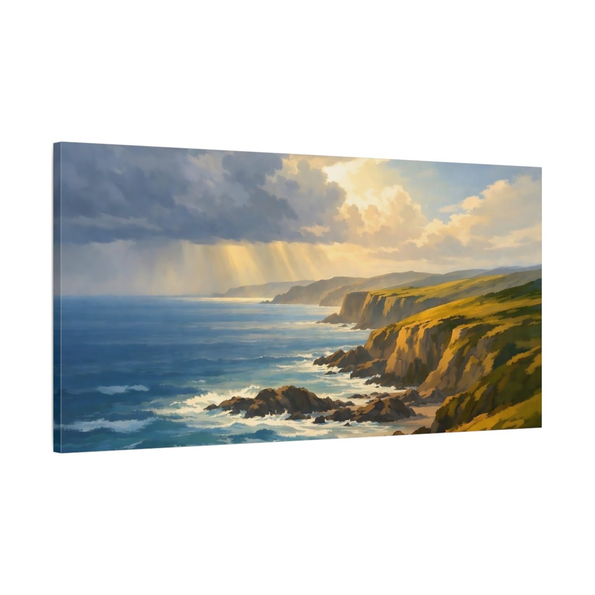 Nature Coastal Landscape - Canvas Wall Art Print - YesArtYes