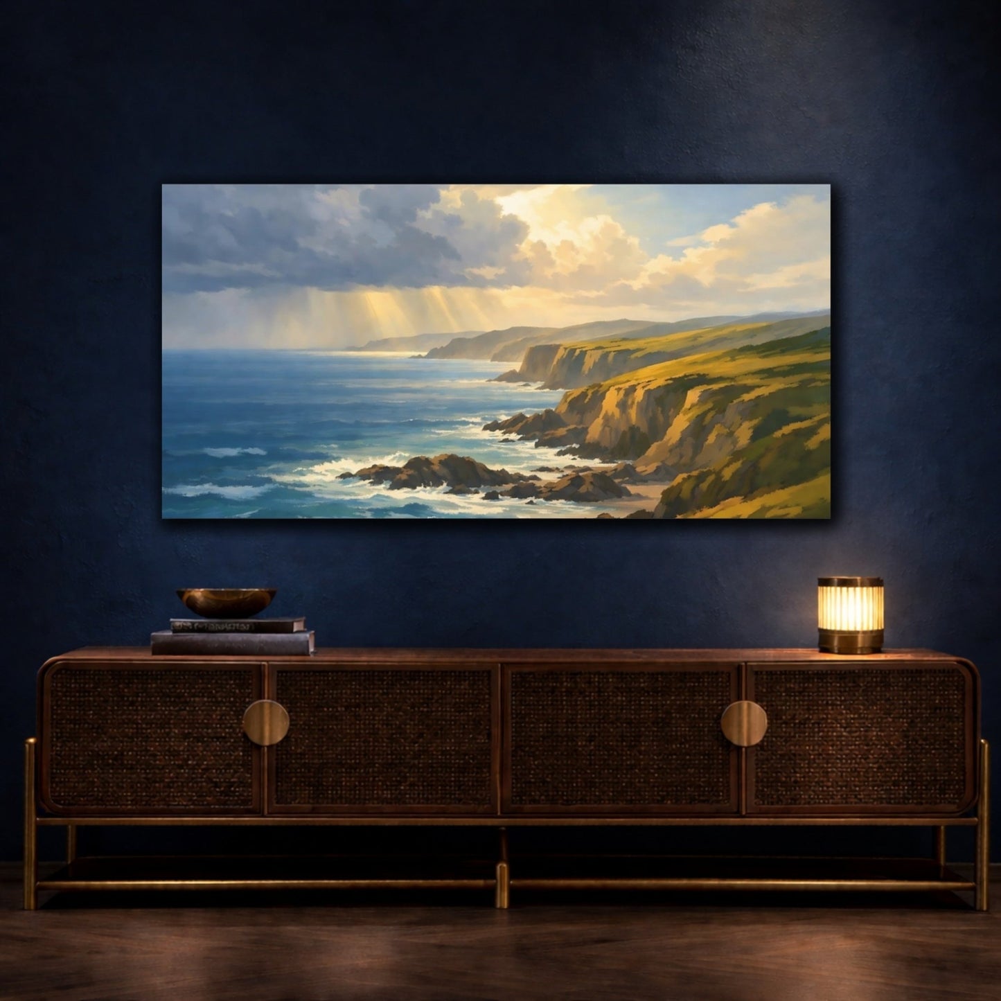 Nature Coastal Landscape - Canvas Wall Art Print - YesArtYes