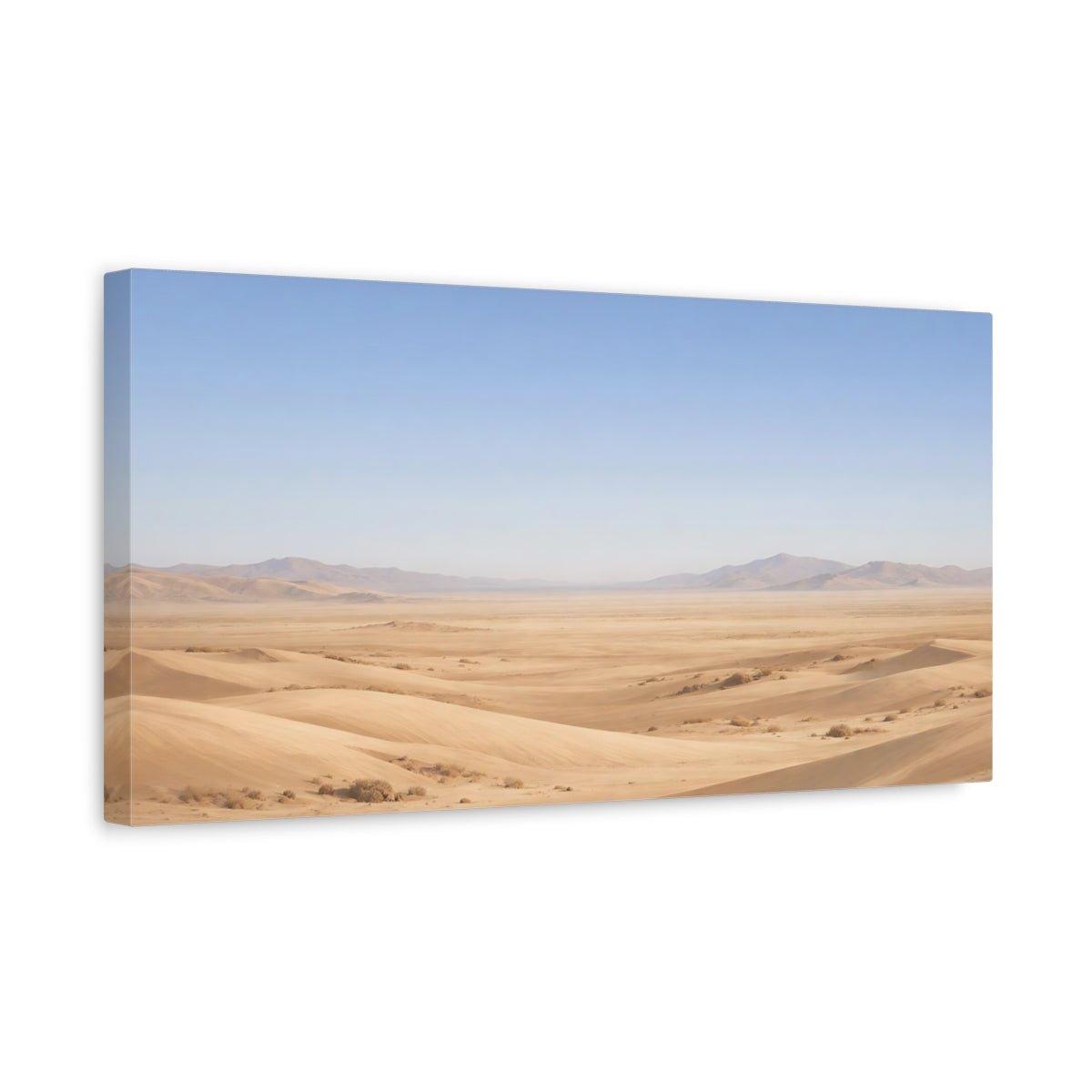 Nature Desert Dunes Sandy Landscape - Canvas Wall Art Print - YesArtYes