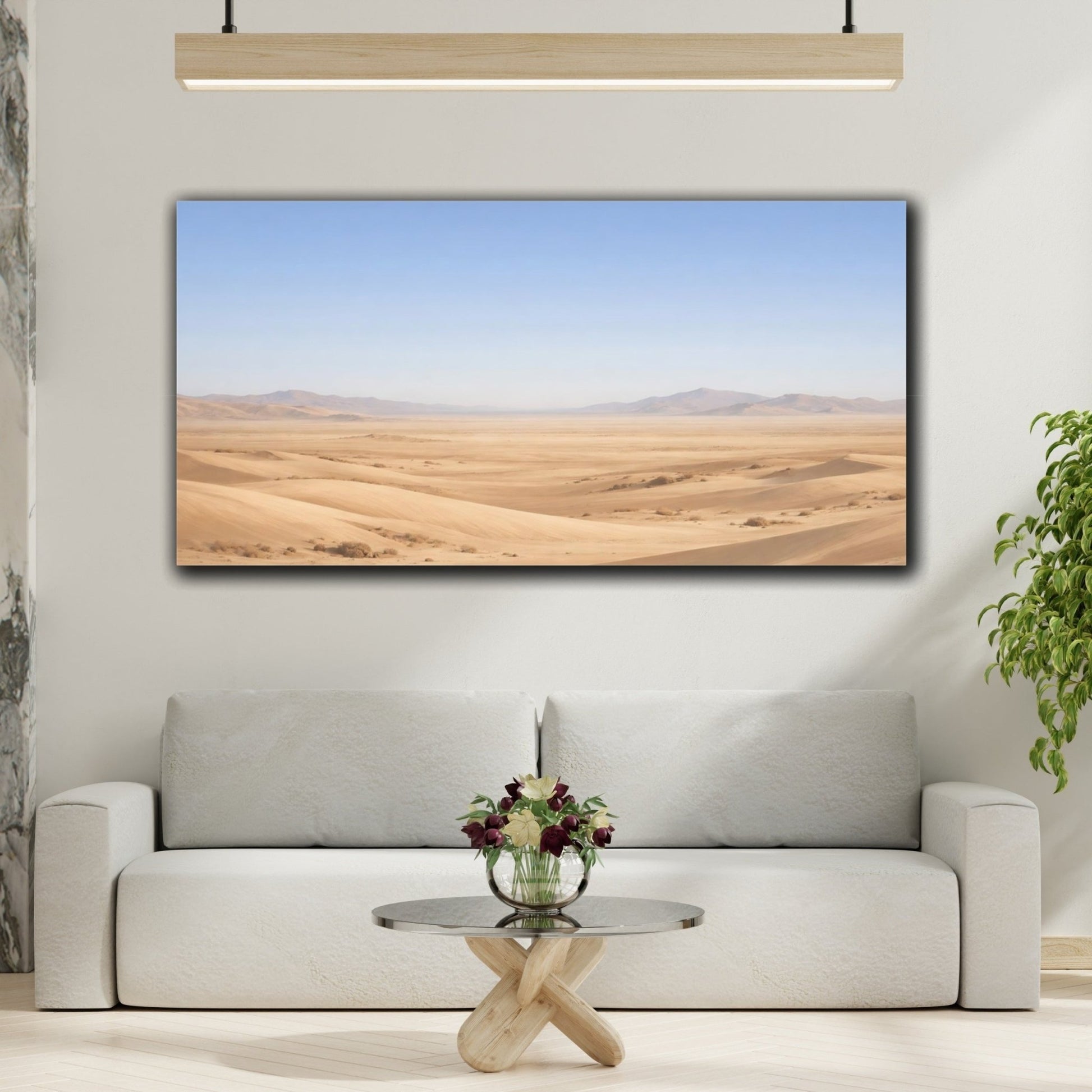 Nature Desert Dunes Sandy Landscape - Canvas Wall Art Print - YesArtYes