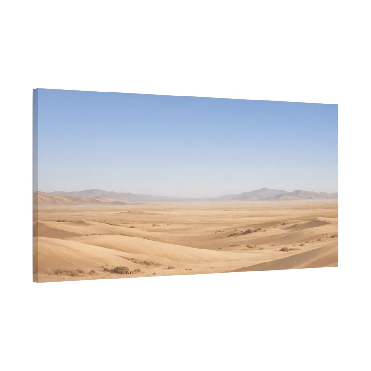 Nature Desert Dunes Sandy Landscape - Canvas Wall Art Print - YesArtYes