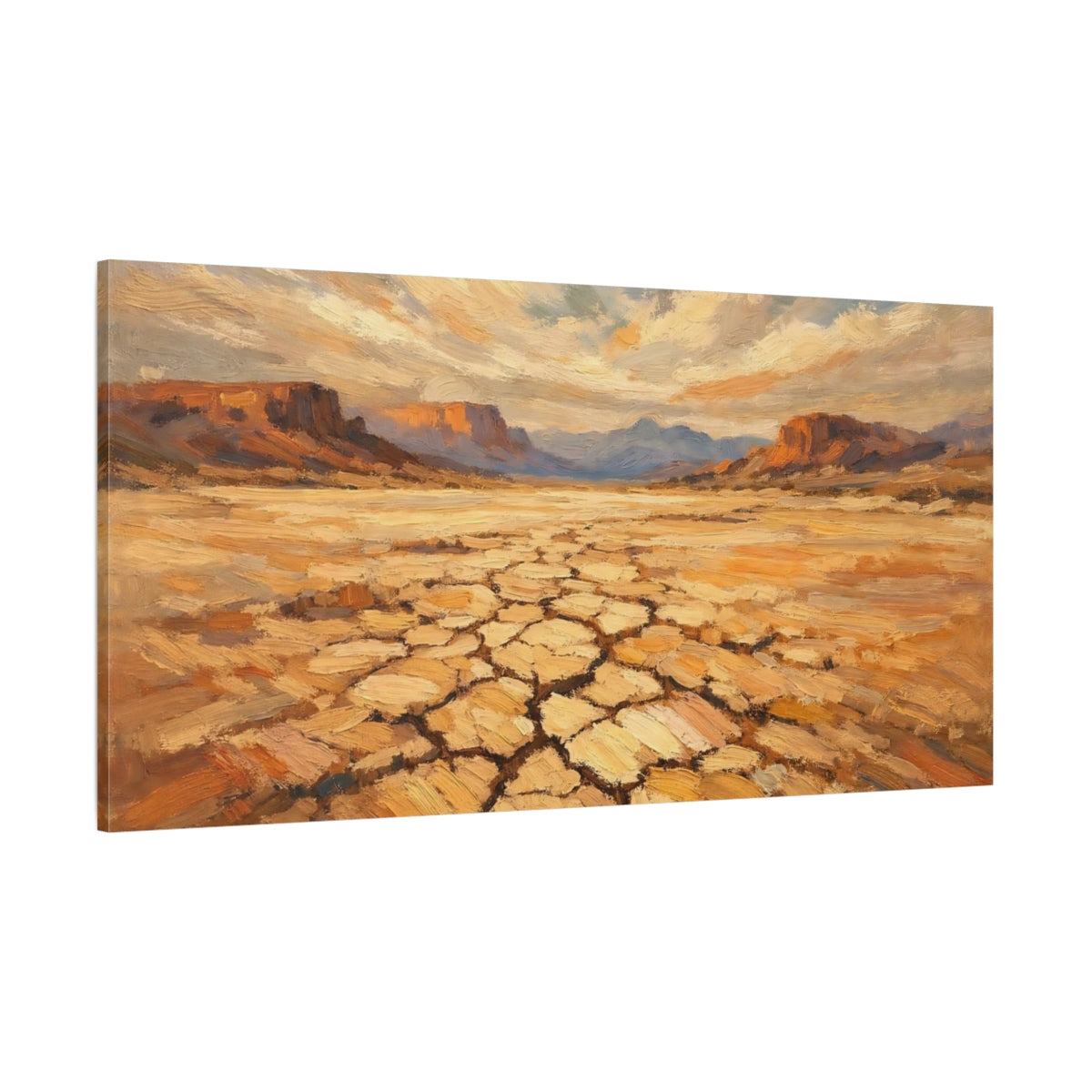 Main Mockup. Nature Desert Landscape Desert Landscape Art shown as stretched canvas wall art