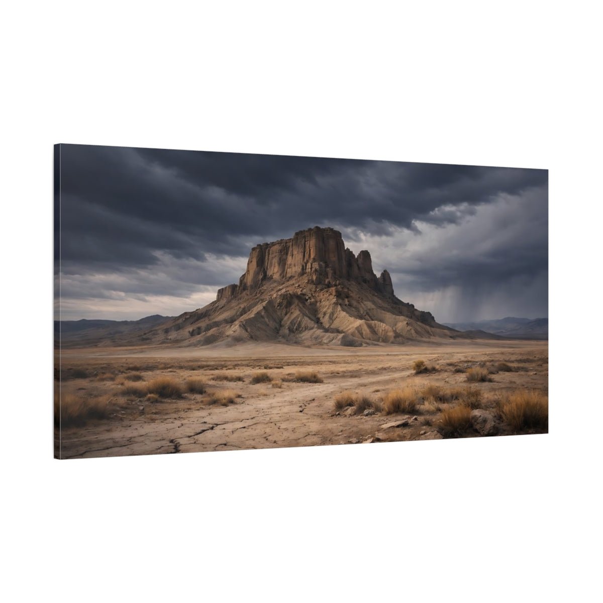 Nature Desert Mesa Landscape - Canvas Wall Art Print - YesArtYes