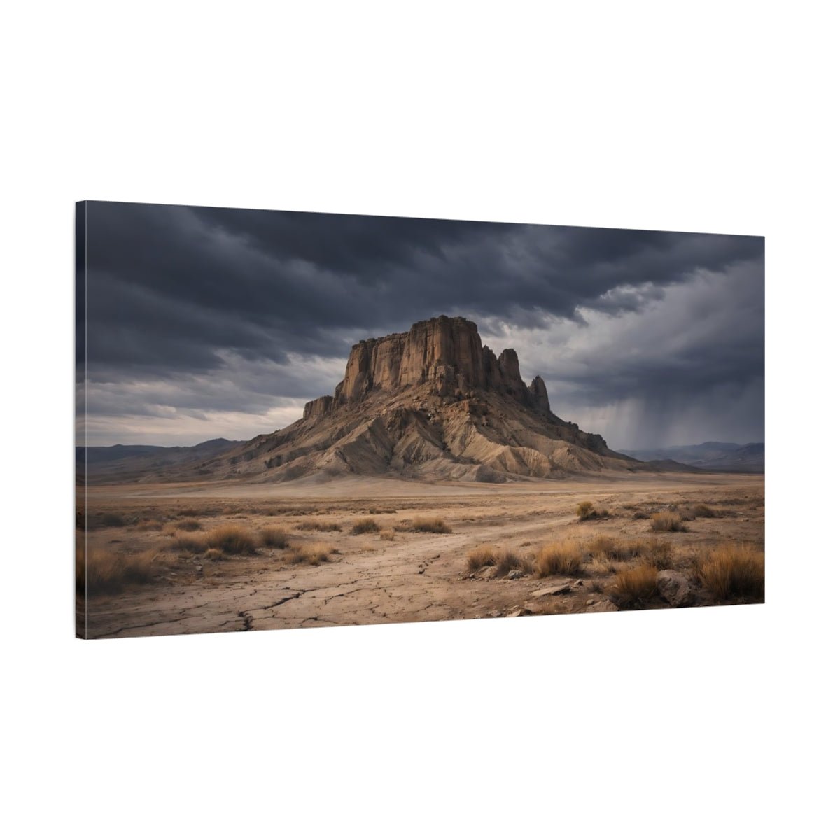 Nature Desert Mesa Landscape - Canvas Wall Art Print - YesArtYes