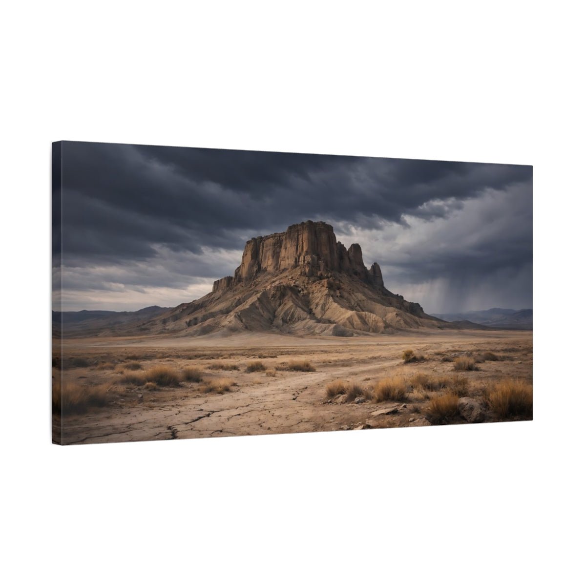 Nature Desert Mesa Landscape - Canvas Wall Art Print - YesArtYes