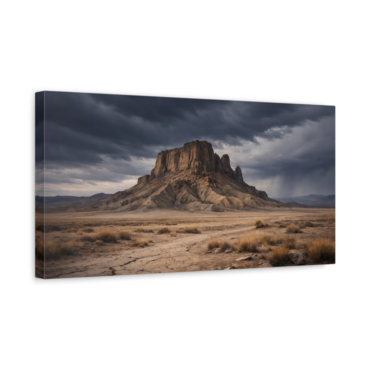 Nature Desert Mesa Landscape - Canvas Wall Art Print - YesArtYes