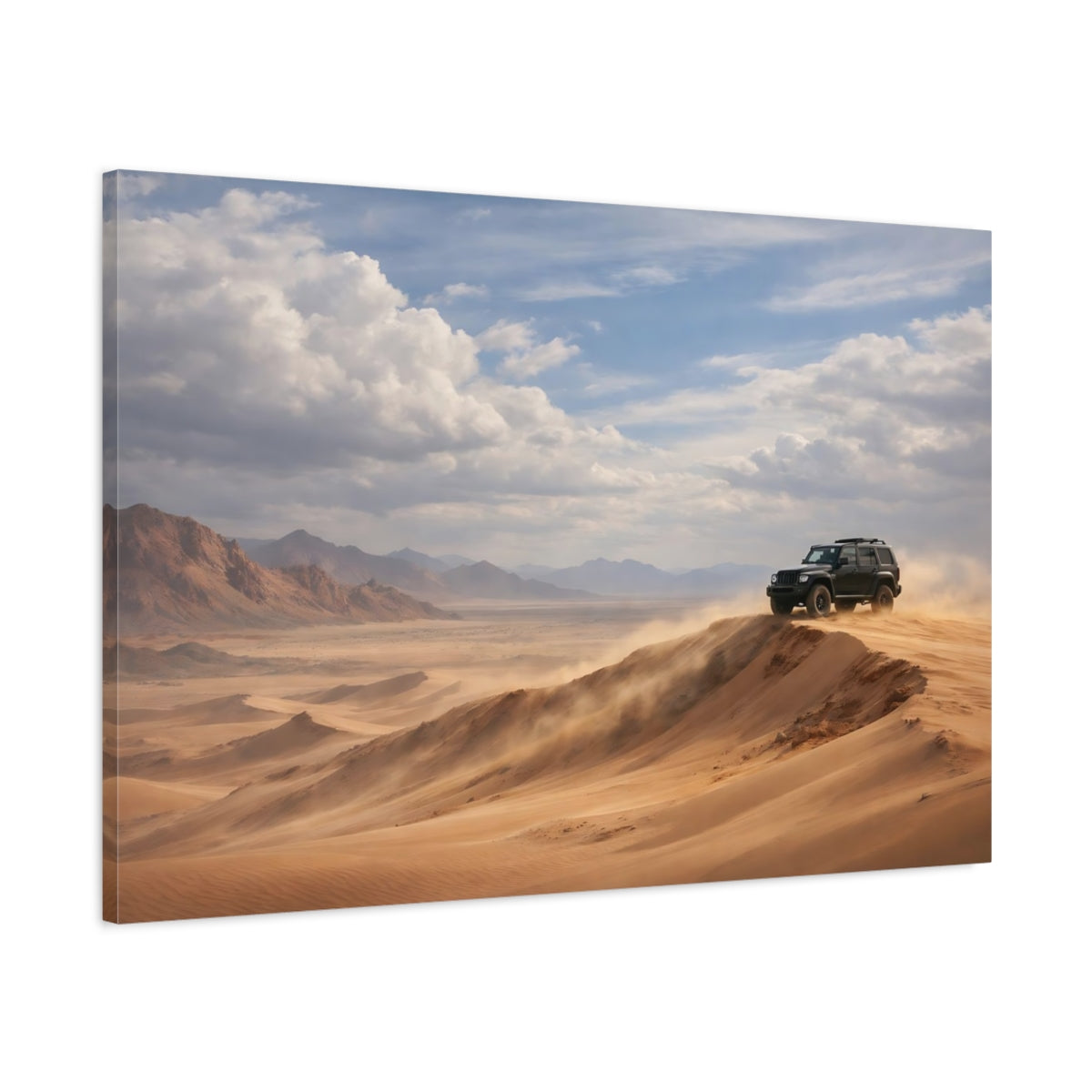 Main Mockup. Nature Desert Suv Desert Landscape shown as stretched canvas wall art