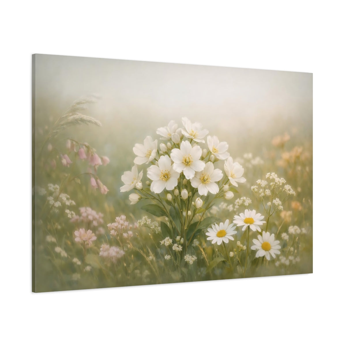 Nature Floral Close-Up shown as stretched canvas wall art