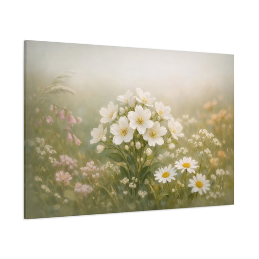 Nature Floral Close-Up shown as stretched canvas wall art