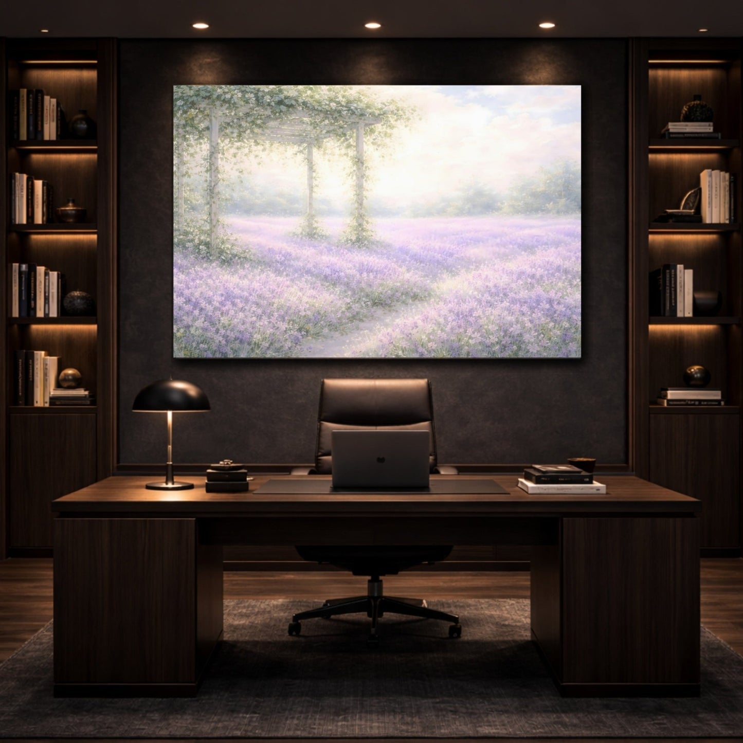 Nature Lavender Field - Canvas Wall Art Print - YesArtYes