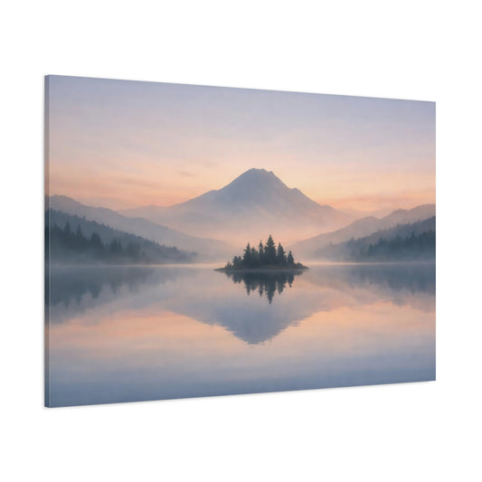 Nature Layered Abstract shown as stretched canvas wall art
