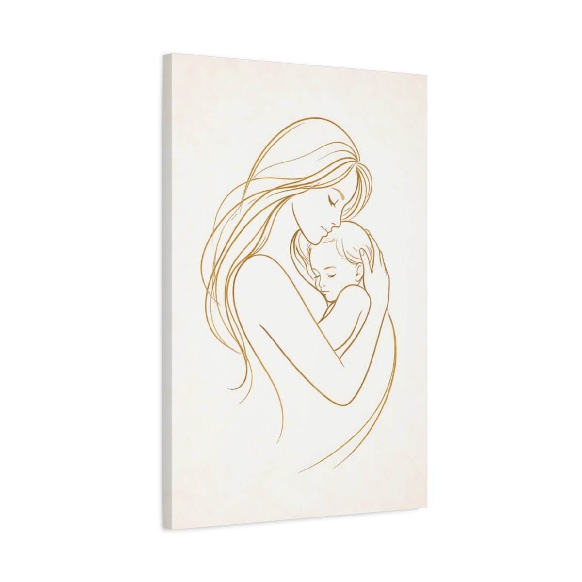 Nature Mother And Child - Canvas Wall Art Print - YesArtYes