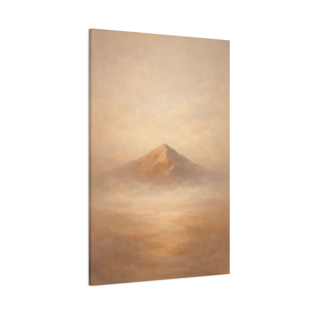 Main Mockup. Nature Mountain Warm Tones shown as stretched canvas wall art