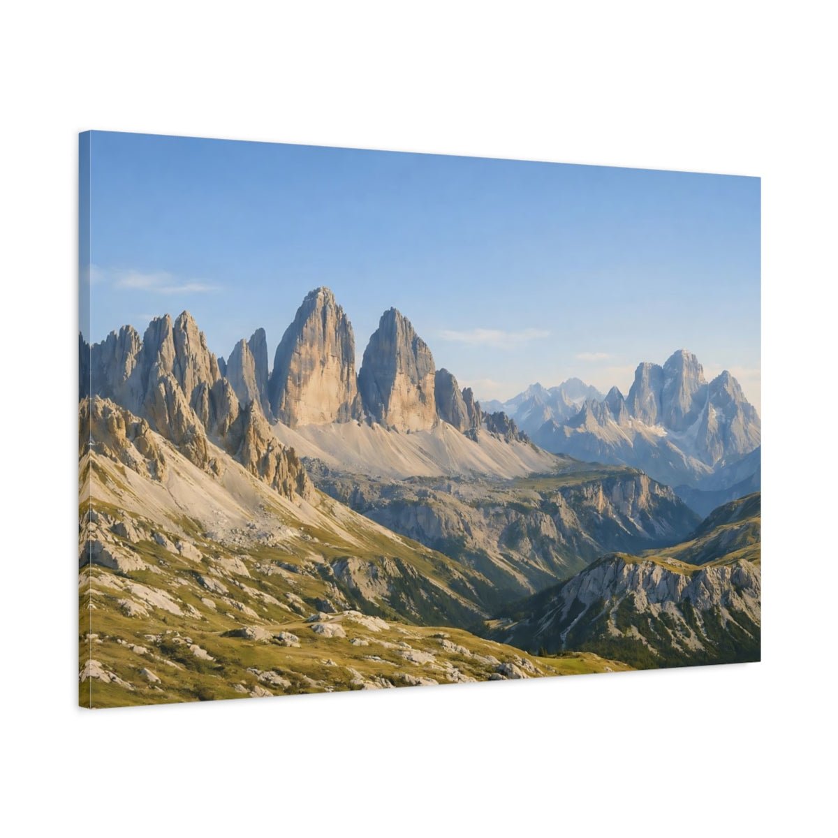 Nature Mountains Landscape - Canvas Wall Art Print - YesArtYes
