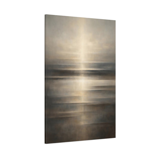 Main Mockup. Nature Ocean Horizon Golden Horizon shown as stretched canvas wall art