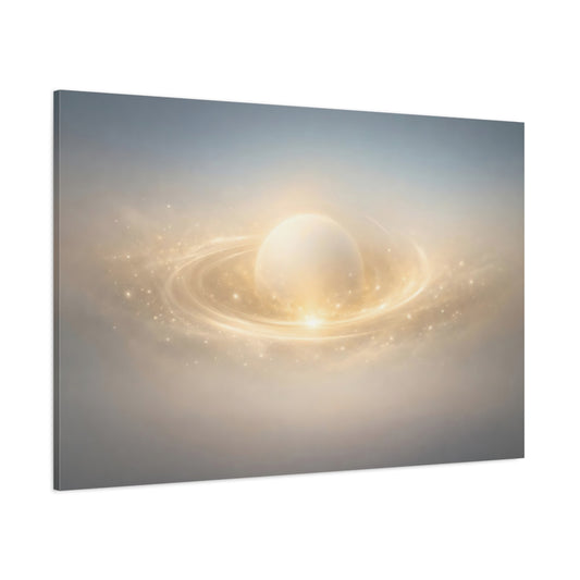 Nature Orbit Abstract shown as stretched canvas wall art