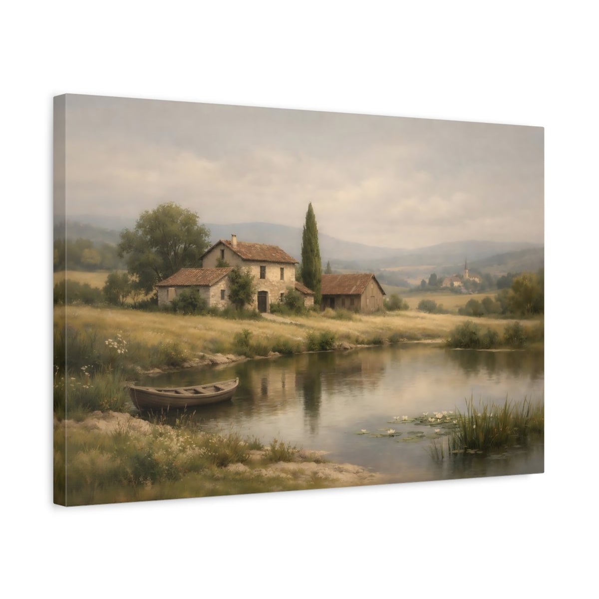 Nature Rural Landscape - Canvas Wall Art Print - YesArtYes