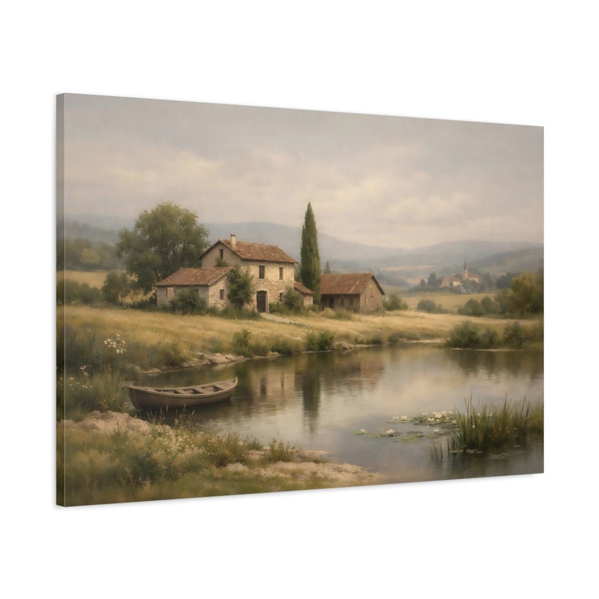 Nature Rural Landscape - Canvas Wall Art Print - YesArtYes
