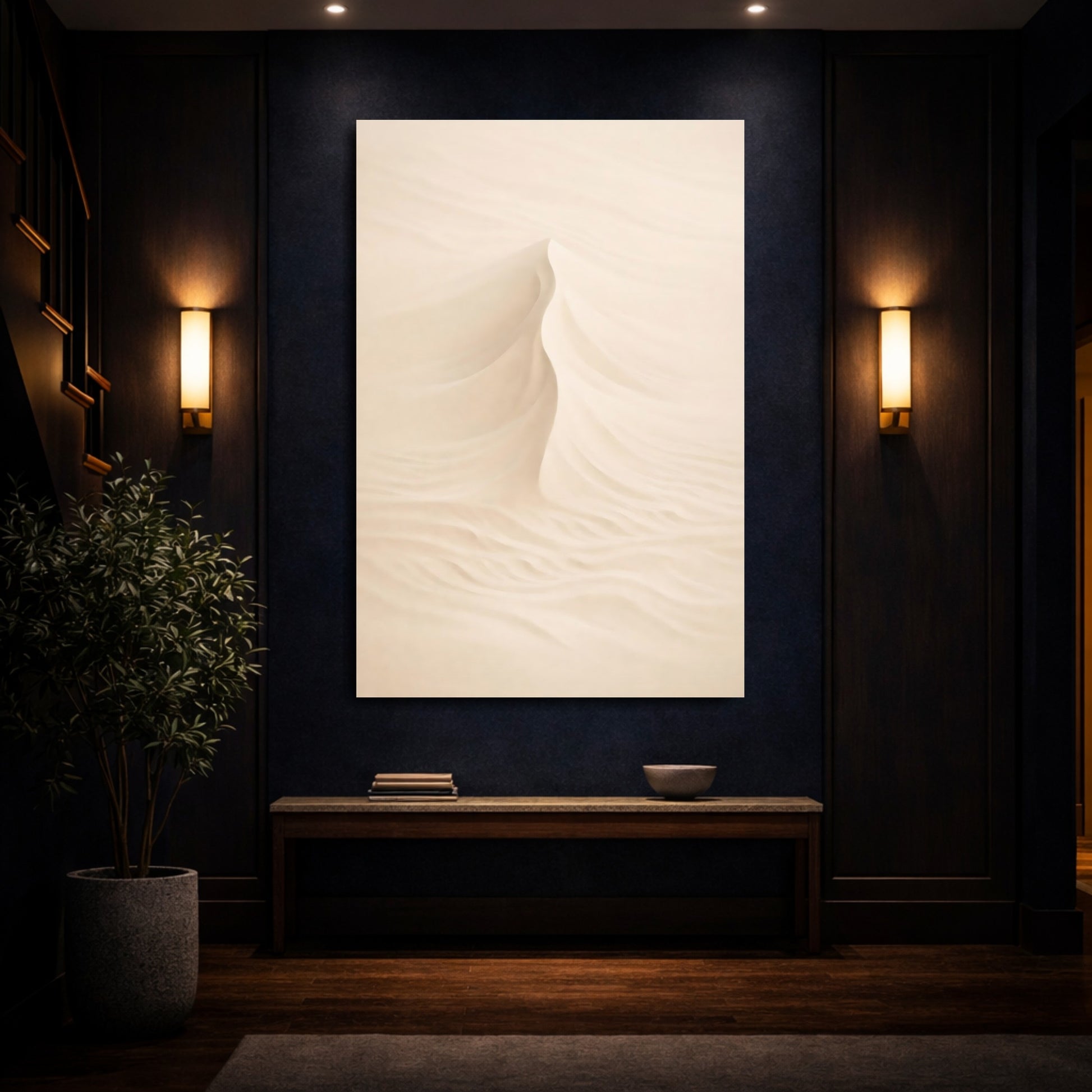 Mockup 3. Nature Sand Dune Desert Sand shown as stretched canvas wall art