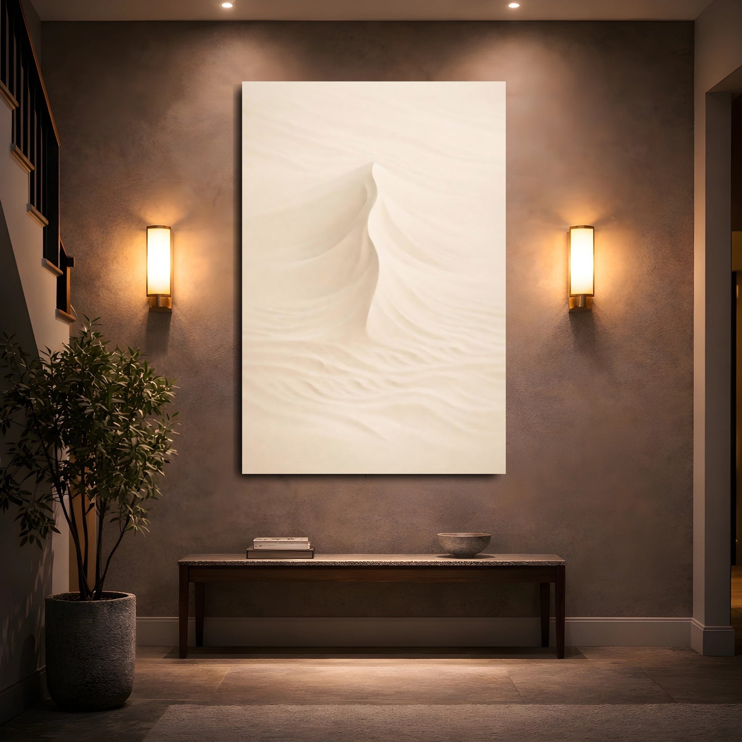 Mockup 4. Nature Sand Dune Desert Sand shown as stretched canvas wall art