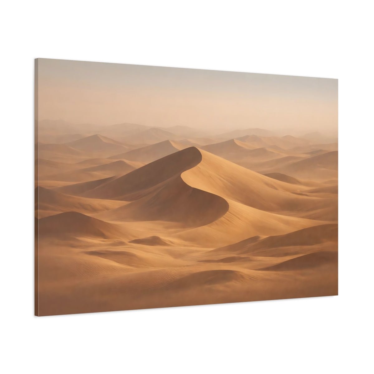 Nature Sand Dunes Desert - Canvas Wall Art Print - YesArtYes