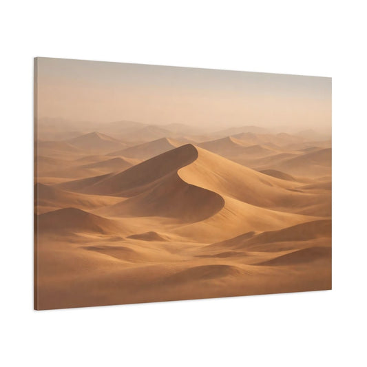 Nature Sand Dunes Desert - Canvas Wall Art Print - YesArtYes