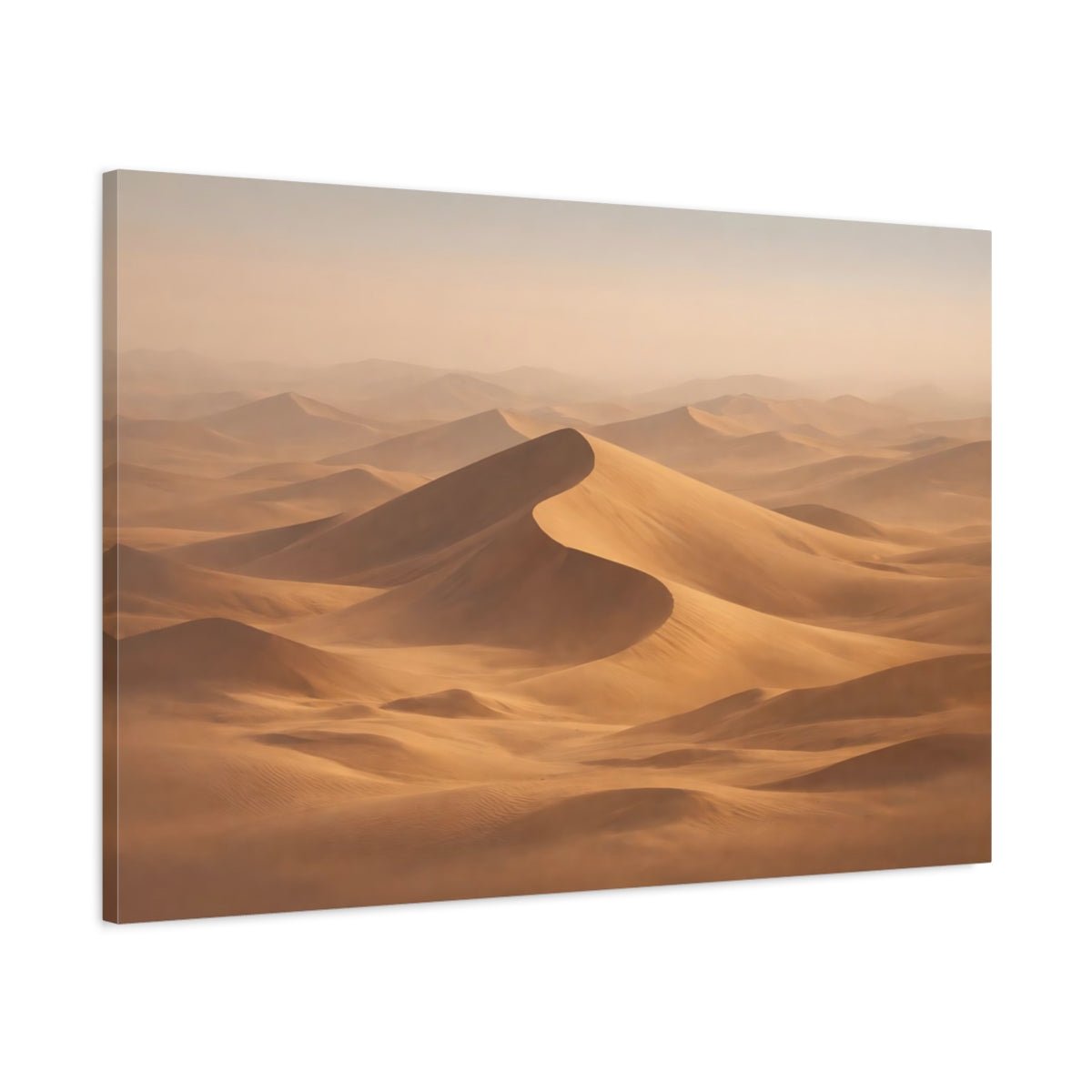 Nature Sand Dunes Desert - Canvas Wall Art Print - YesArtYes