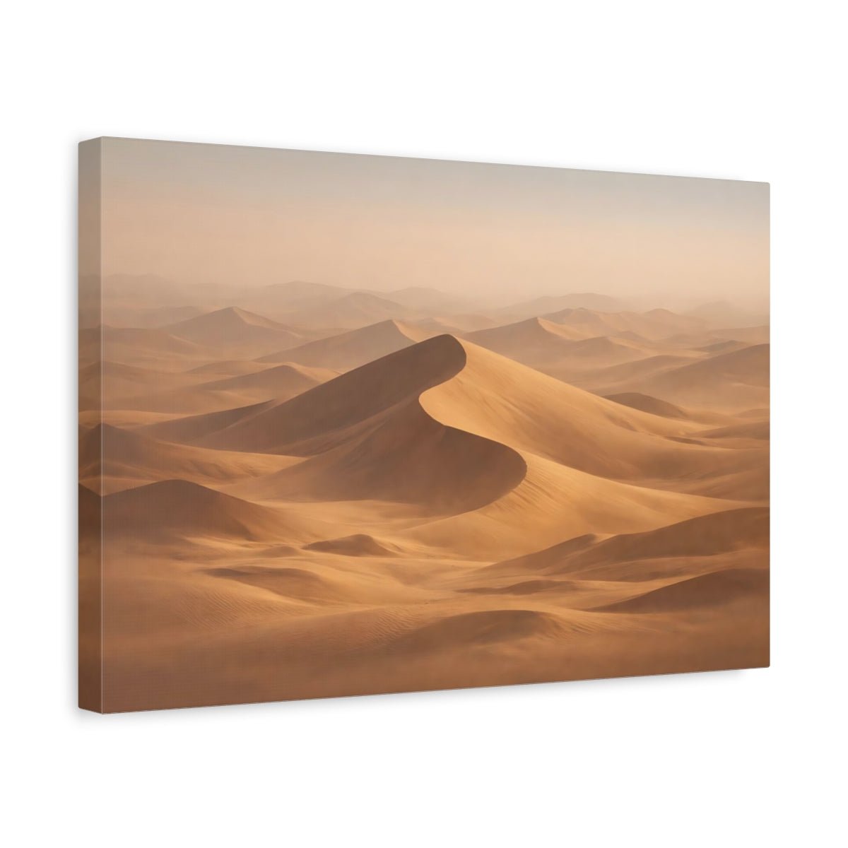 Nature Sand Dunes Desert - Canvas Wall Art Print - YesArtYes