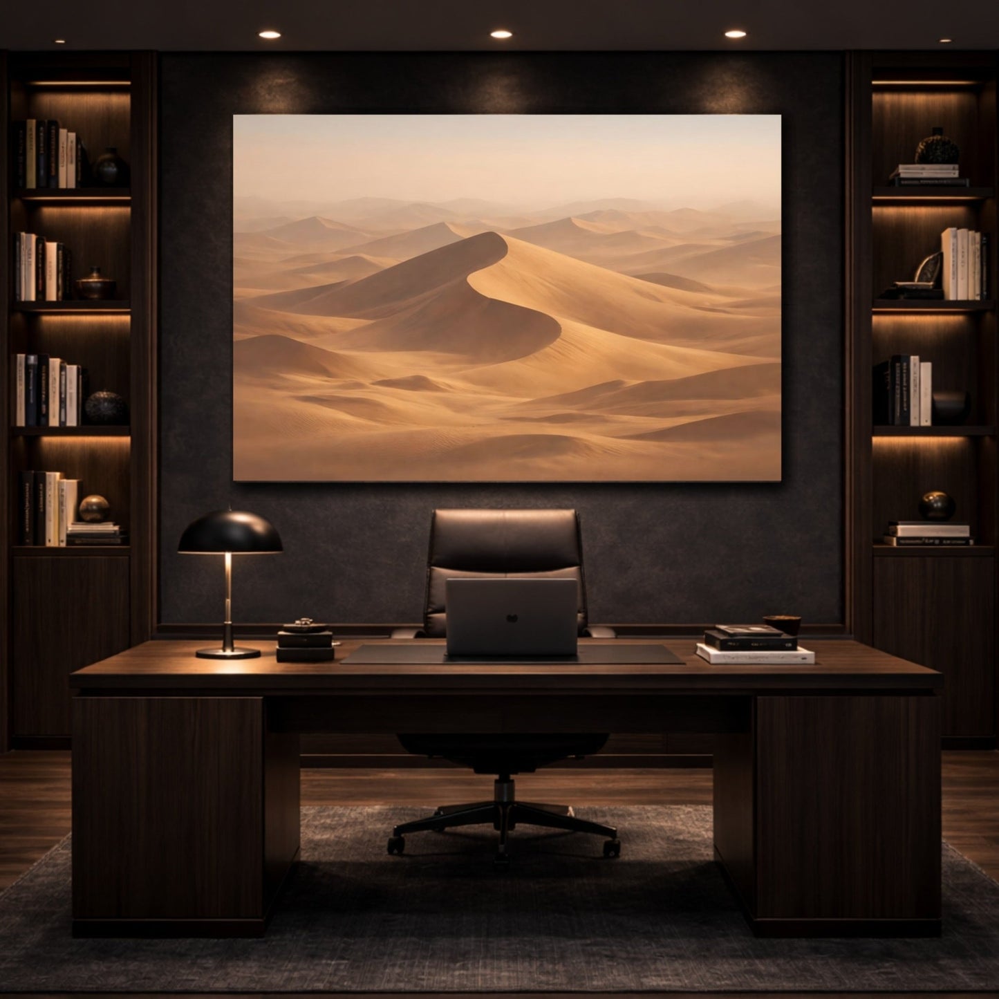 Nature Sand Dunes Desert - Canvas Wall Art Print - YesArtYes