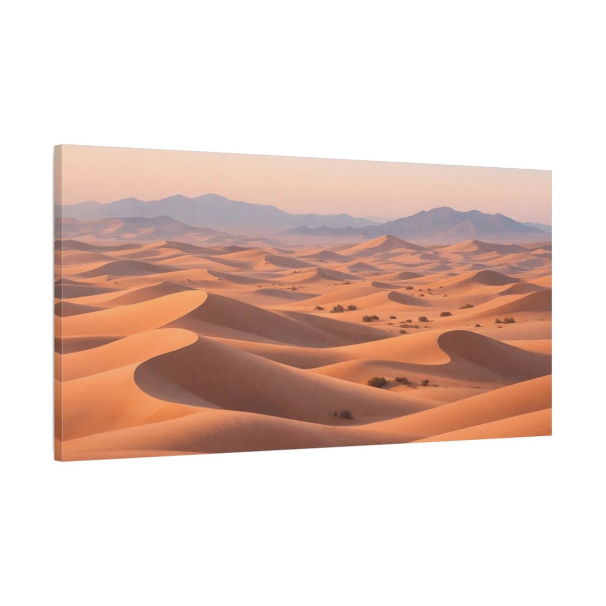Nature Sand Dunes Desert Landscape - Canvas Wall Art Print - YesArtYes