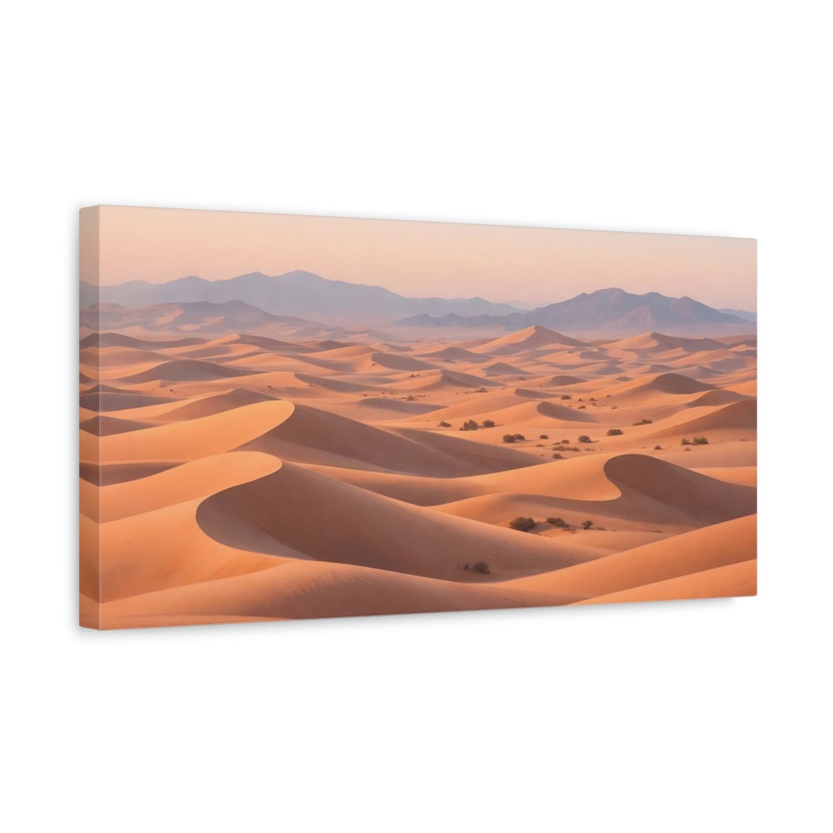 Nature Sand Dunes Desert Landscape - Canvas Wall Art Print - YesArtYes
