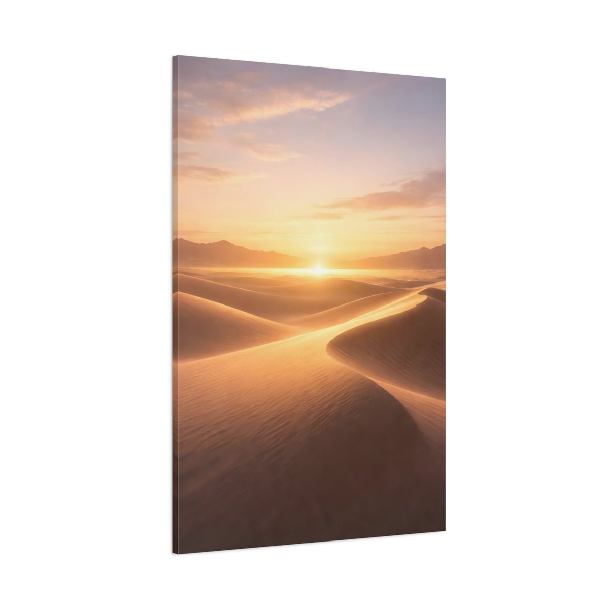 Nature Sand Dunes Golden - Canvas Wall Art Print - YesArtYes