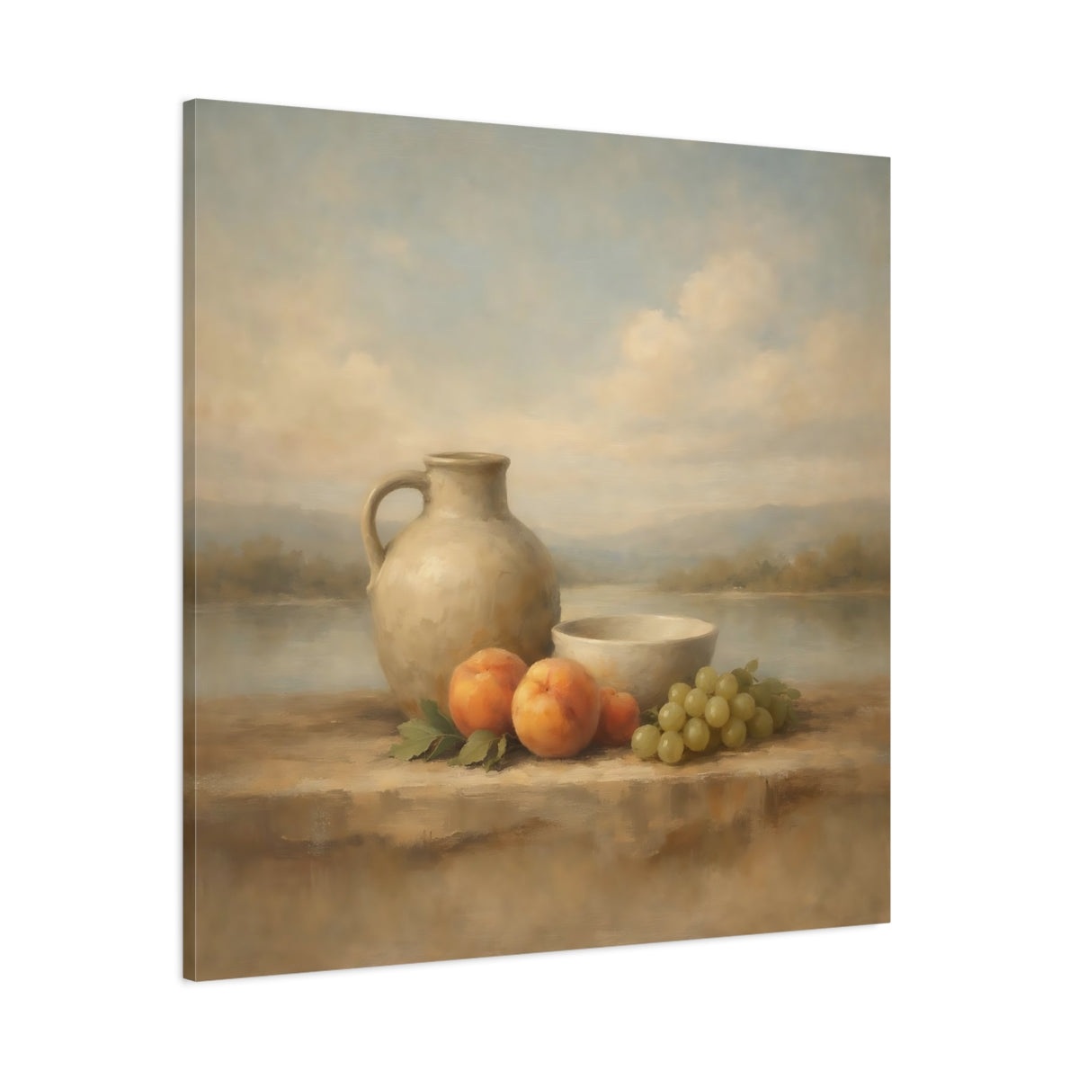 Main Mockup. Nature Still Life Rustic Still Life shown as stretched canvas wall art