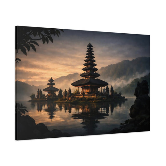 Nature Temple Tropical - Canvas Wall Art Print - YesArtYes