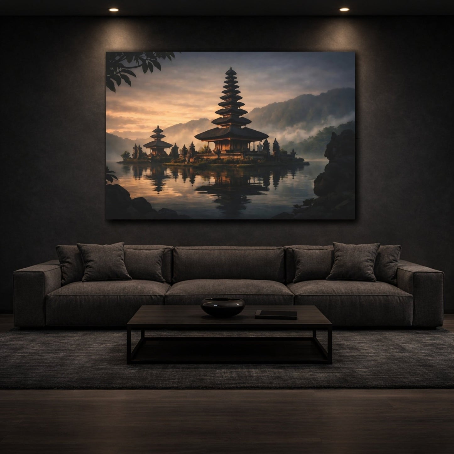 Nature Temple Tropical - Canvas Wall Art Print - YesArtYes
