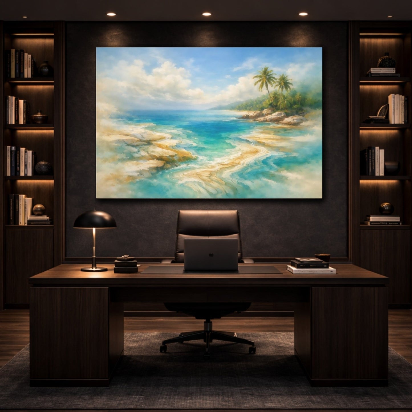 Nature Tropical Beach - Canvas Wall Art Print - YesArtYes